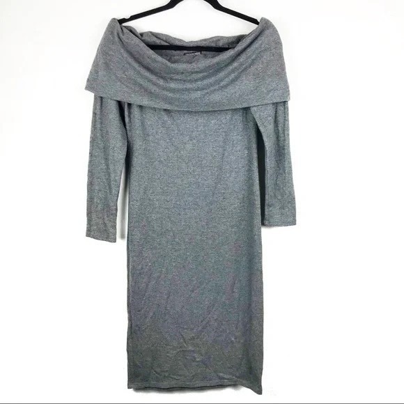 Fashion Nova Dresses & Skirts - Fashion Nova Gray Off Shoulder Dress‎